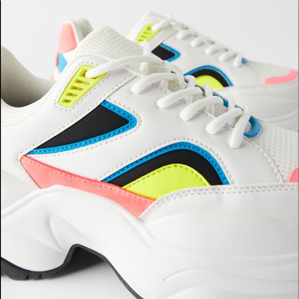 Florescent sneakers